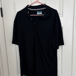 PGA Tour Men's Black Polo Shirt